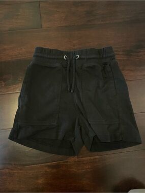 Women’s Black Drawstring Athletic Shorts